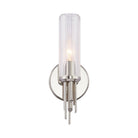 Alora Canada - WV335103PNCR - One Light Vanity - Torres - Polished Nickel/Ribbed Glass