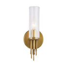 Alora Canada - WV335103VBCR - One Light Vanity - Torres - Ribbed Glass/Vintage Brass
