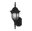 Meridian M50057BK One Light Outdoor Wall Sconce in Black