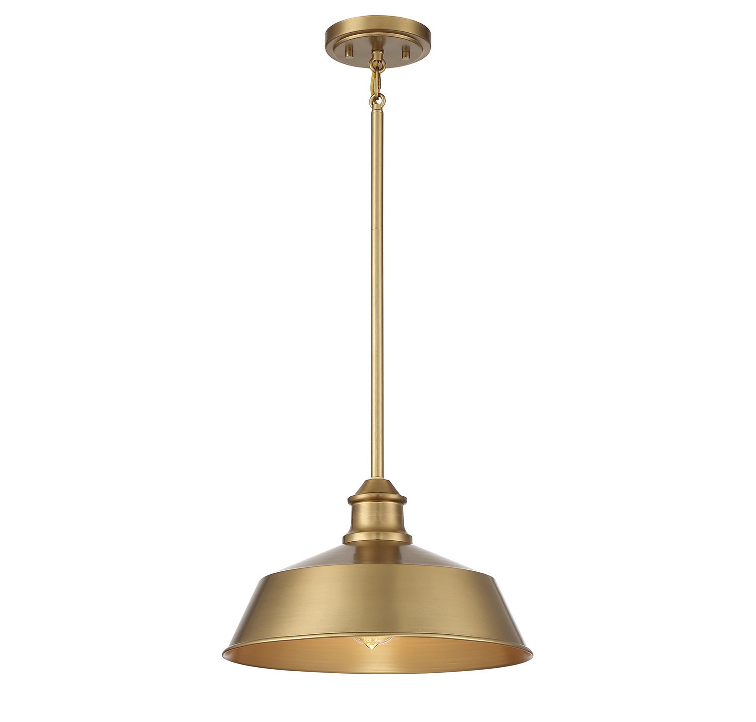 Lumière Meridian M7021NB One Suspension en laiton naturel