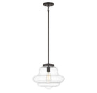 Lumière Meridian M7022ORB One Suspension en bronze huilé