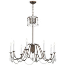 Maxim Lighting 12168CHB/CRY Plumette Chandelier in Chestnut Bronze