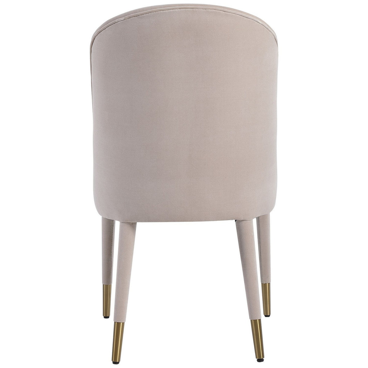 Uttermost - 23593-2 - Ensemble de 2 chaises sans accoudoirs - Brie - Laiton brossé