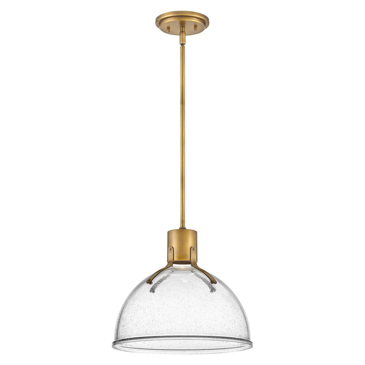 Hinkley Canada - 3487HB-CS - LED Pendant - Argo - Heritage Brass with Clear Seedy glass