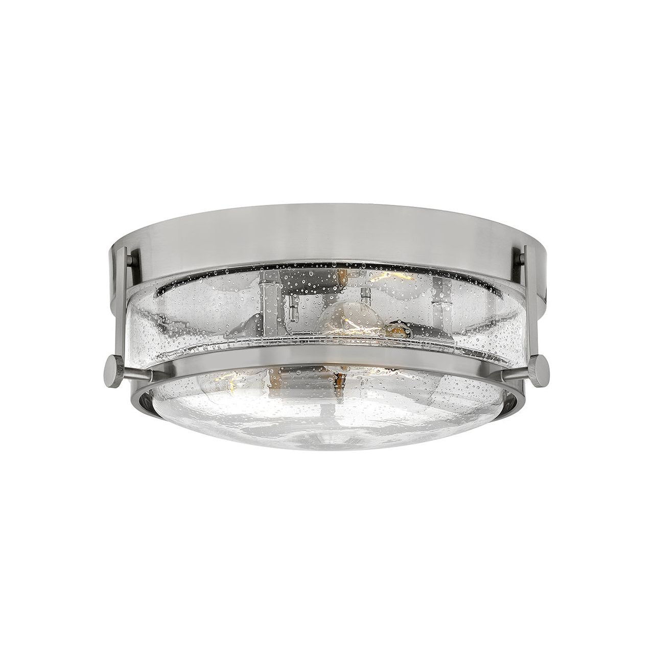Hinkley Canada - 3640BN-CS - LED Flush Mount - Harper - Brushed Nickel with Clear Seedy glass