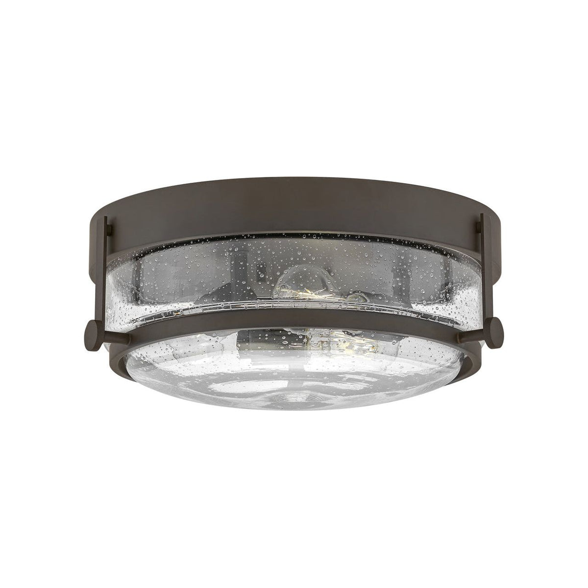 Hinkley Canada - 3640OZ-CS - LED Flush Mount - Harper - Oil Rubbed Bronze with Clear Seedy glass
