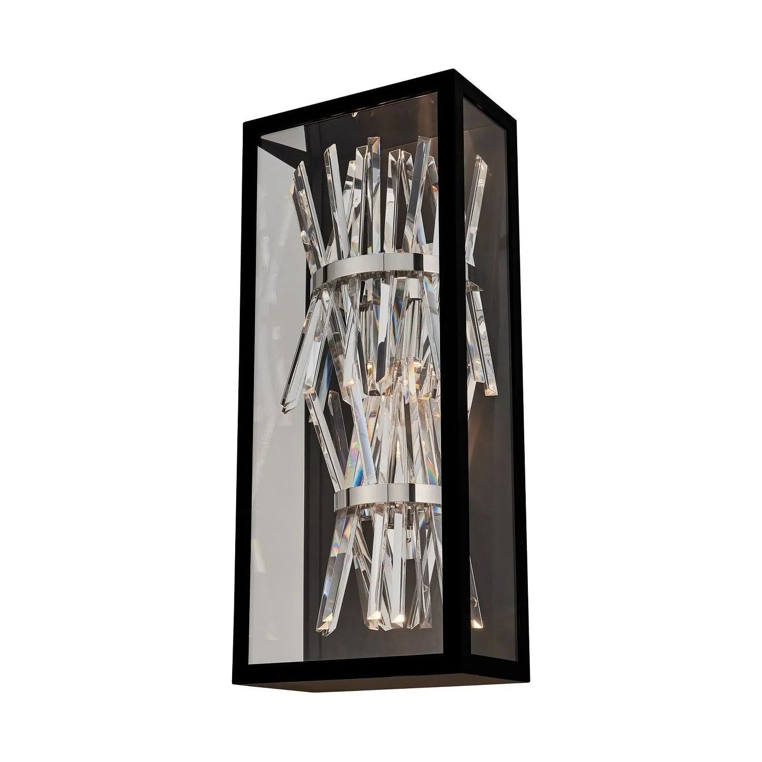 Allegri - 090221-052-FR001 - LED Outdoor Wall Sconce - Glacier Esterno - Matte Black