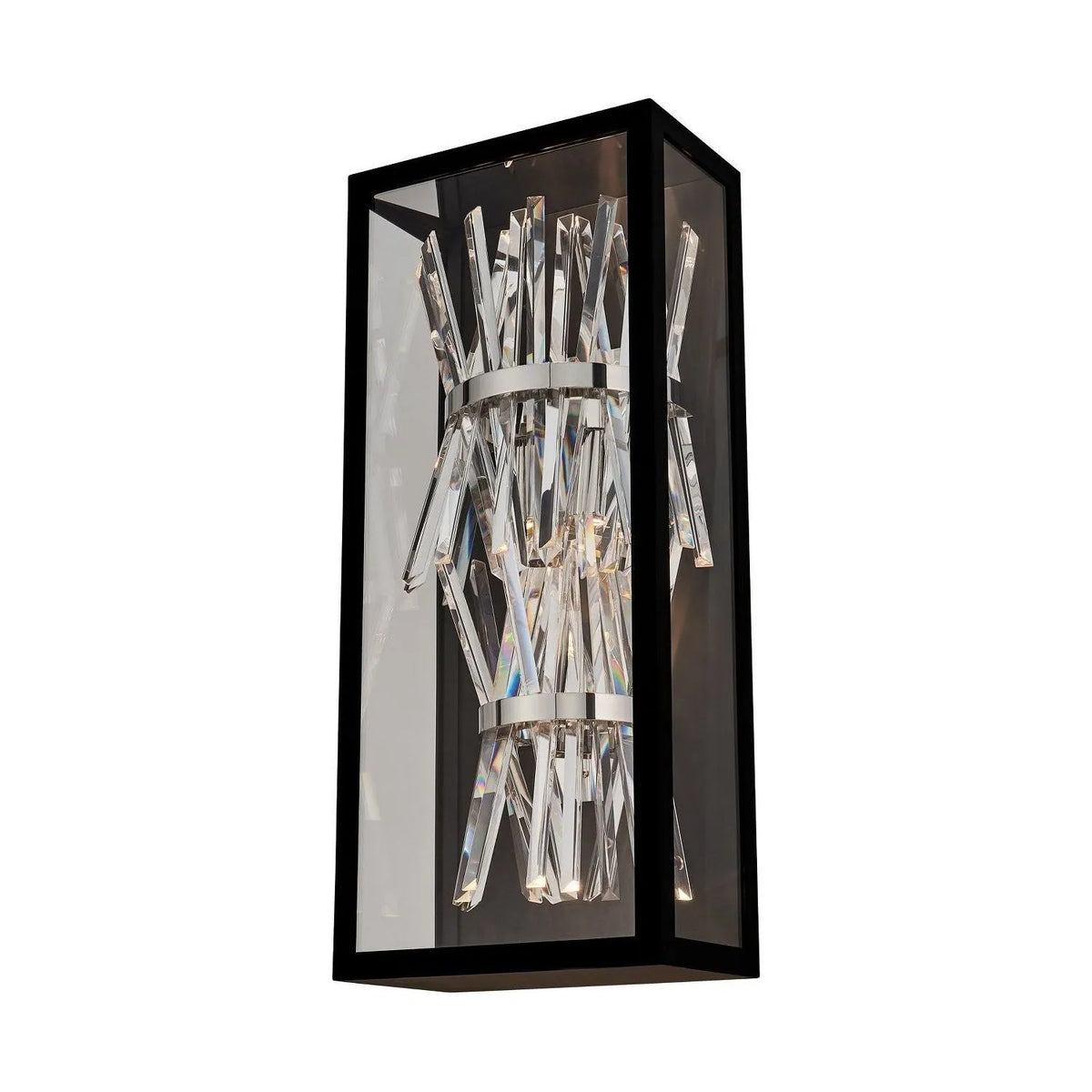 Allegri - 090221-052-FR001 - LED Outdoor Wall Sconce - Glacier Esterno - Matte Black