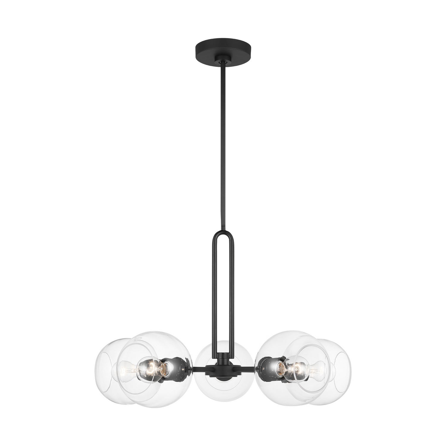Visual Comfort Studio Canada - 3155705-112 - Five Light Chandelier - Codyn - Midnight Black