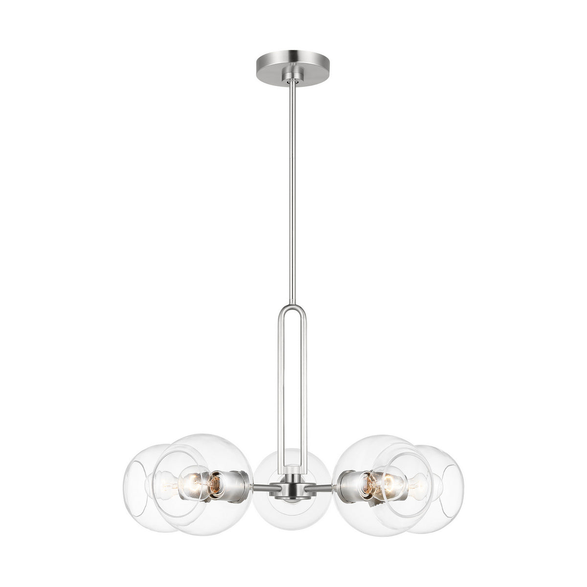 Visual Comfort Studio Canada - 3155705-962 - Five Light Chandelier - Codyn - Brushed Nickel