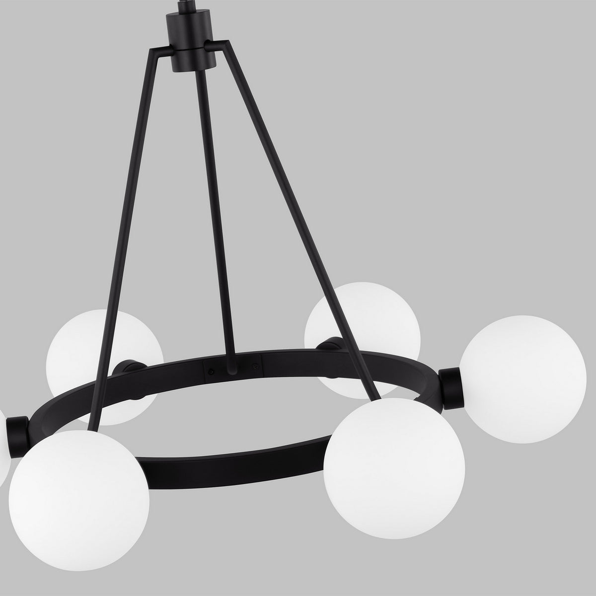 Visual Comfort Studio Canada - 3161606-112 - Six Light Chandelier - Clybourn - Midnight Black