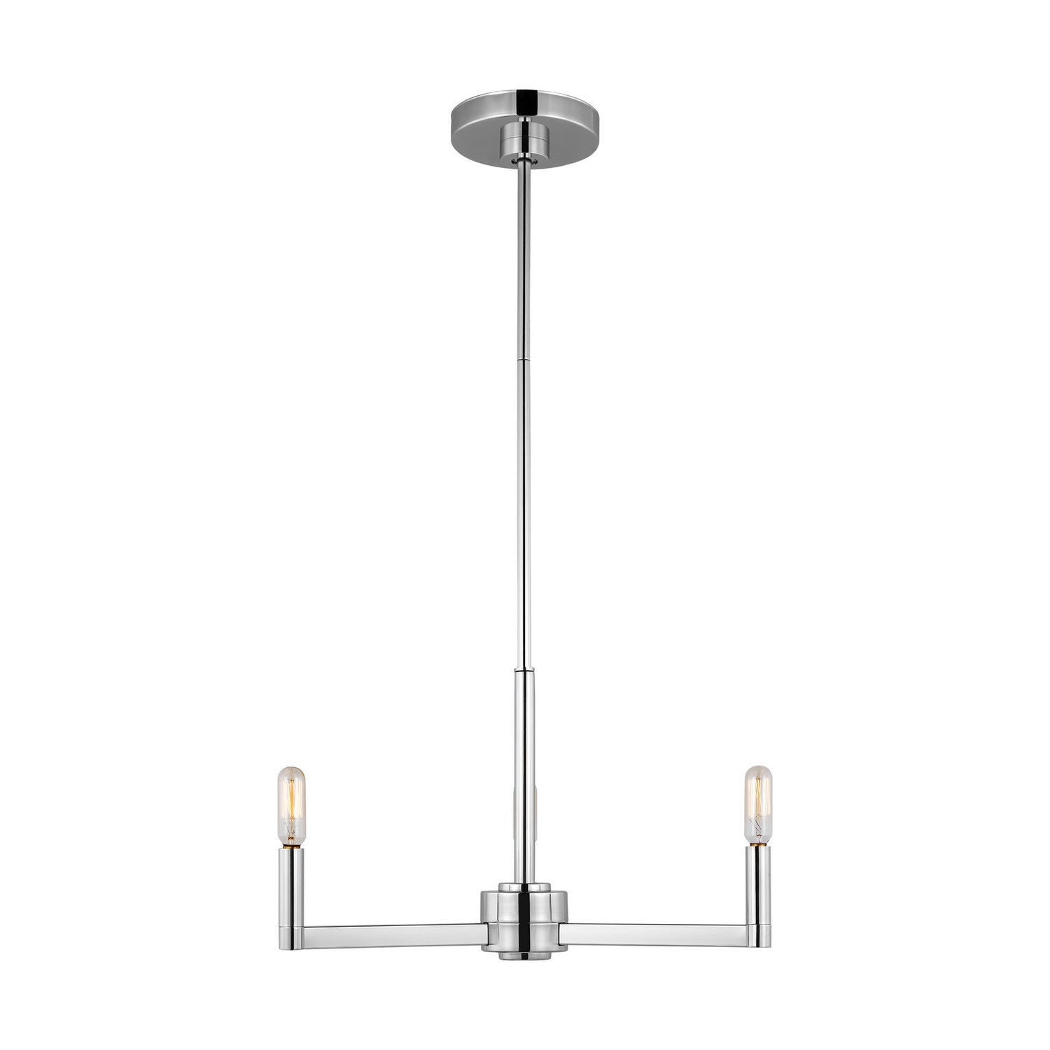 Visual Comfort Studio Canada - 3164203-05 - Three Light Chandelier - Fullton - Chrome