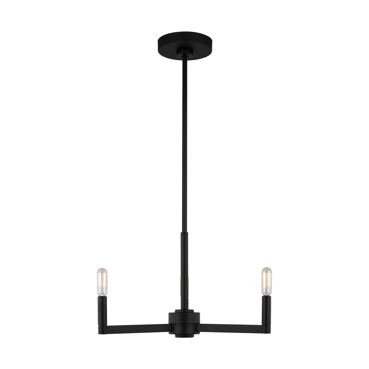 Visual Comfort Studio Canada - 3164203-112 - Three Light Chandelier - Fullton - Midnight Black
