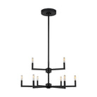 Visual Comfort Studio Canada - 3164209-112 - Nine Light Chandelier - Fullton - Midnight Black