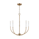 Visual Comfort Studio Canada - 3167105-848 - Five Light Chandelier - Greenwich - Satin Brass