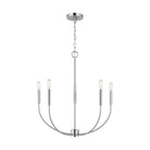 Visual Comfort Studio Canada - 3167105-962 - Five Light Chandelier - Greenwich - Brushed Nickel