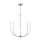 Visual Comfort Studio Canada - 3167105-962 - Five Light Chandelier - Greenwich - Brushed Nickel