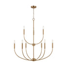 Visual Comfort Studio Canada - 3167109-848 - Nine Light Chandelier - Greenwich - Satin Brass