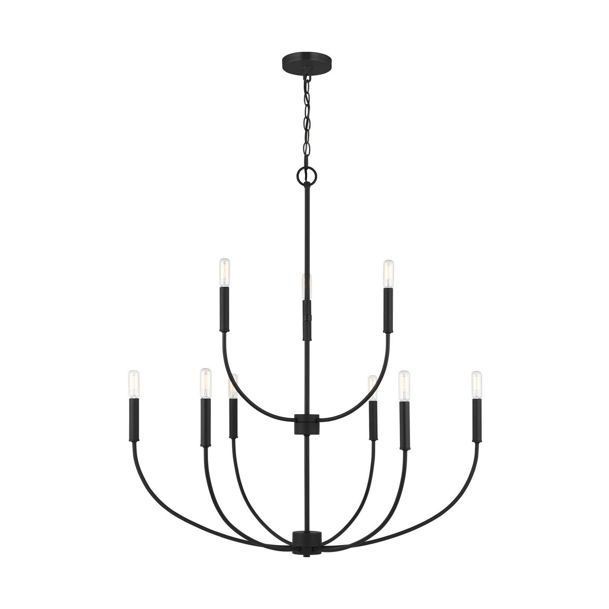 Visual Comfort Studio Canada - 3167109EN-112 - LED Chandelier - Greenwich - Midnight Black