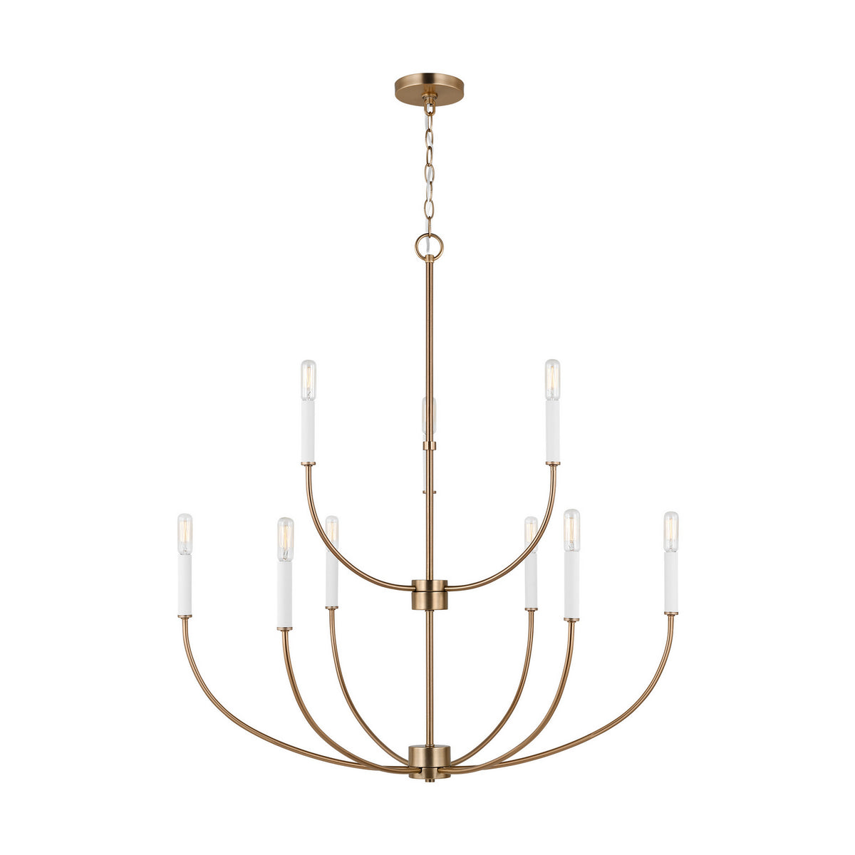Visual Comfort Studio Canada - 3167109EN-848 - LED Chandelier - Greenwich - Satin Brass