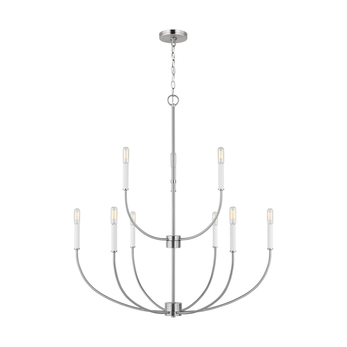 Visual Comfort Studio Canada - 3167109EN-962 - LED Chandelier - Greenwich - Brushed Nickel