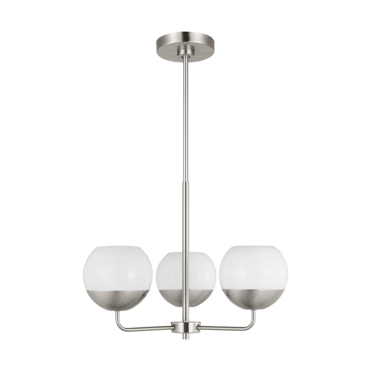 Visual Comfort Studio Canada - 3168103-962 - Three Light Chandelier - Alvin - Brushed Nickel