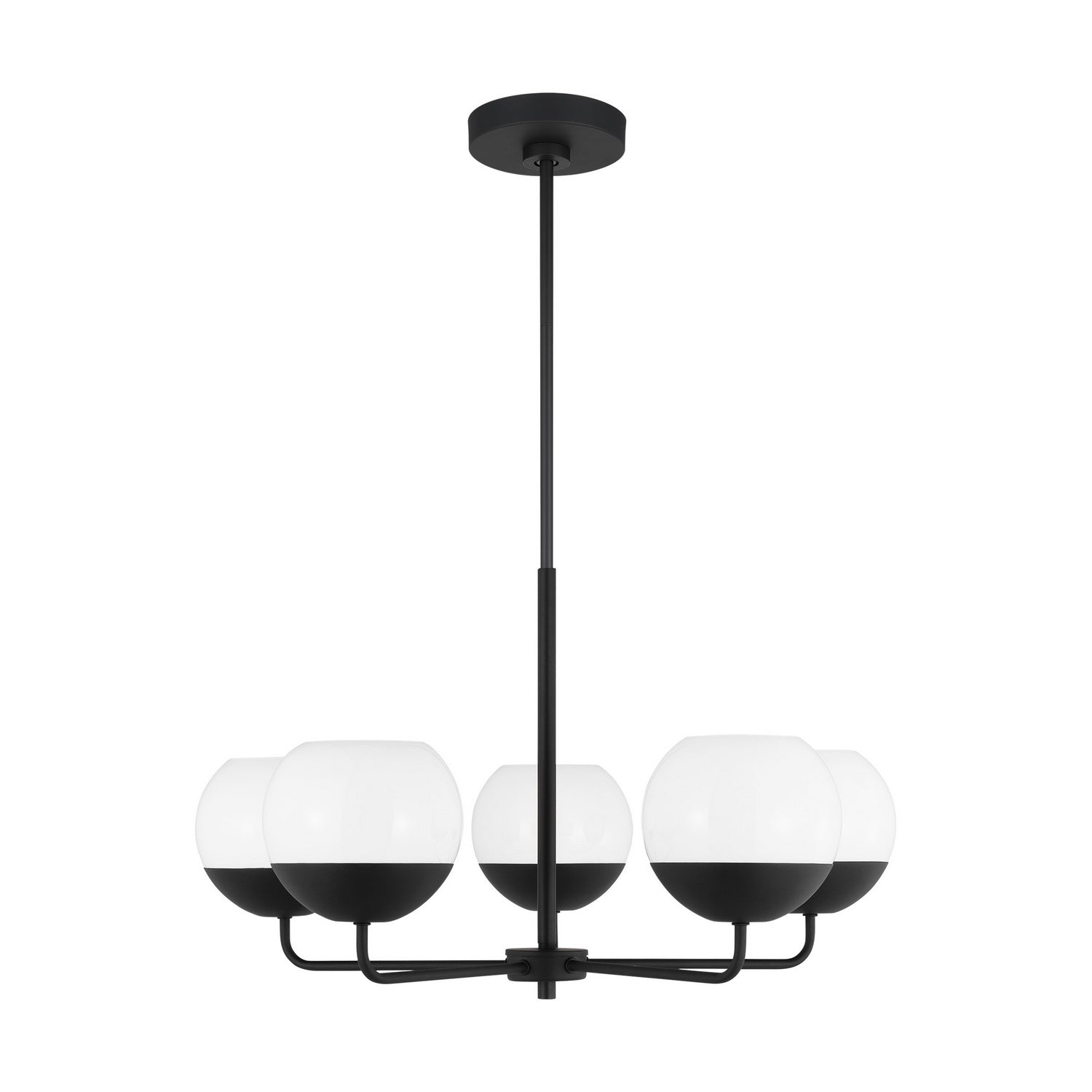 Visual Comfort Studio Canada - 3168105-112 - Five Light Chandelier - Alvin - Midnight Black