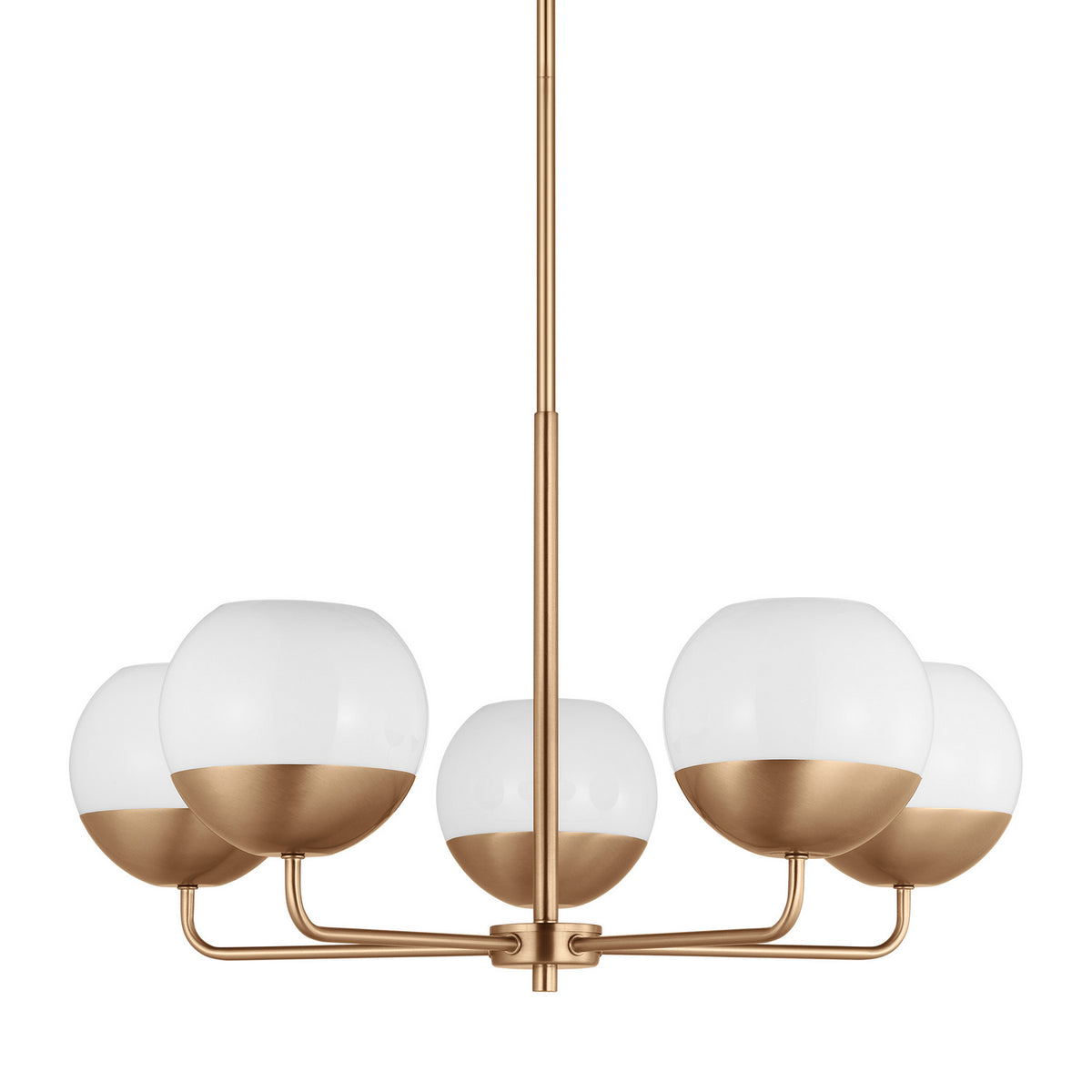 Visual Comfort Studio Canada - 3168105-848 - Five Light Chandelier - Alvin - Satin Brass