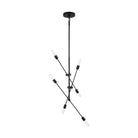 Visual Comfort Studio Canada - 3200506-112 - Six Light Chandelier - Axis - Midnight Black