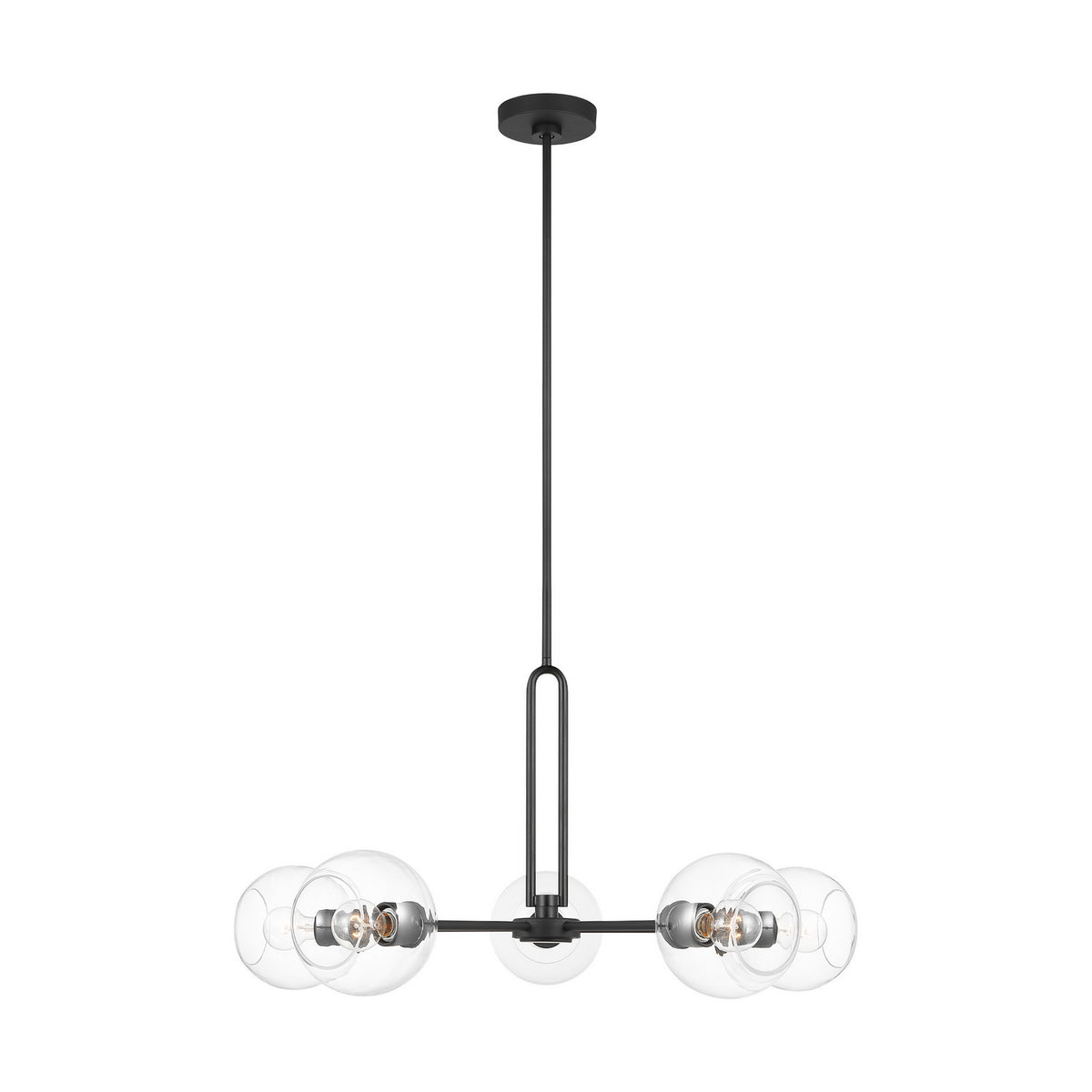 Visual Comfort Studio Canada - 3255705-112 - Five Light Chandelier - Codyn - Midnight Black