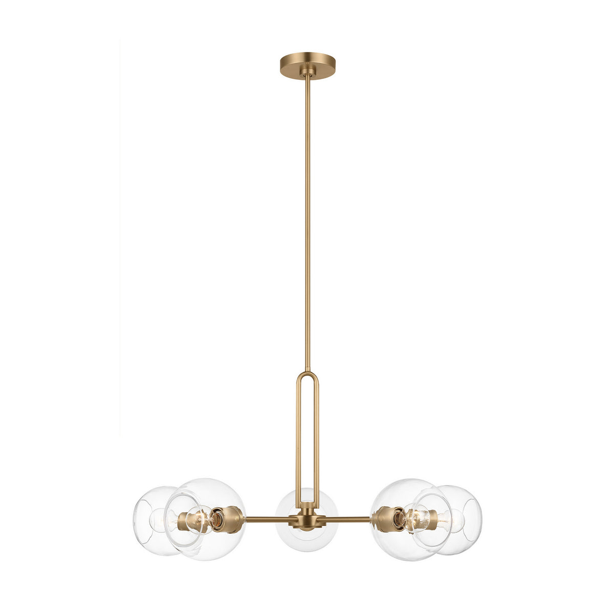 Visual Comfort Studio Canada - 3255705-848 - Five Light Chandelier - Codyn - Satin Brass