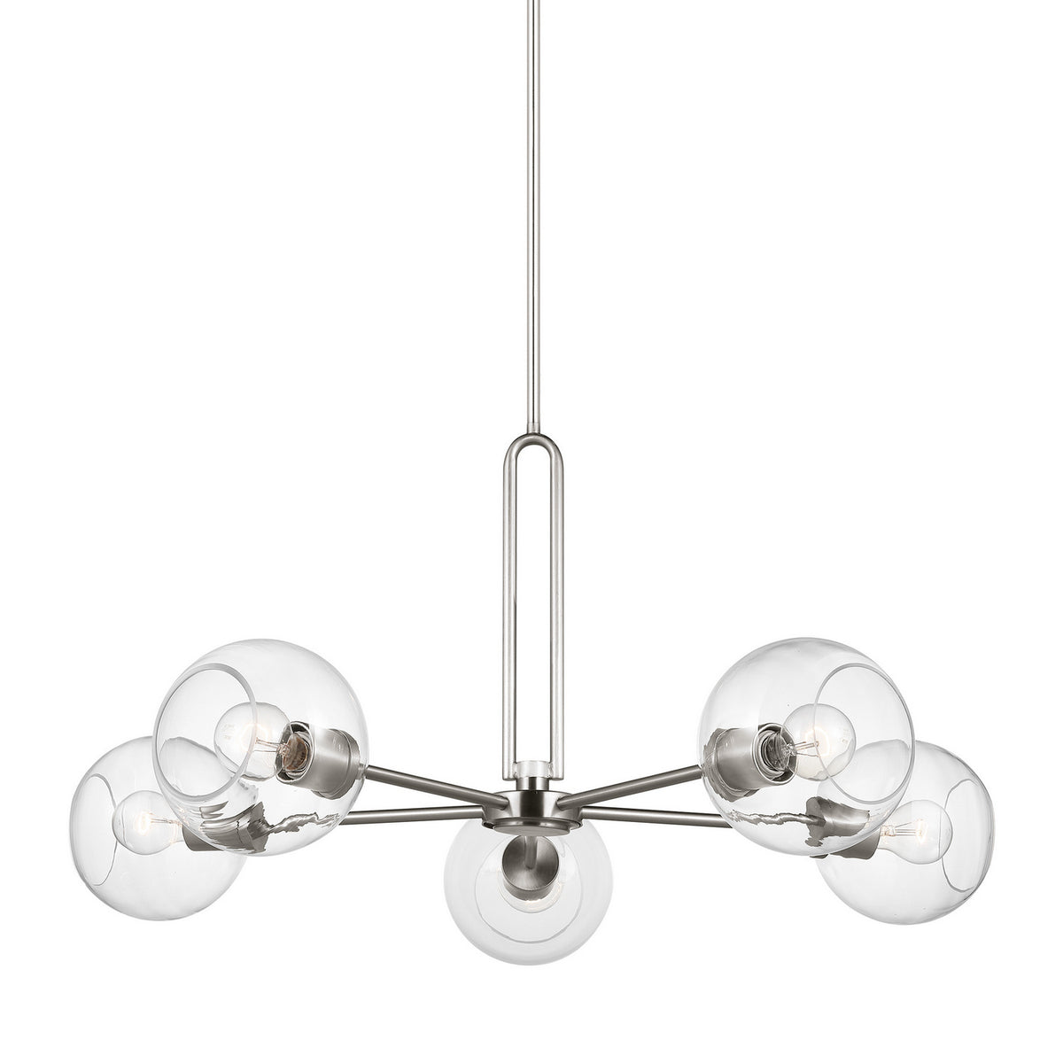 Visual Comfort Studio Canada - 3255705-962 - Five Light Chandelier - Codyn - Brushed Nickel