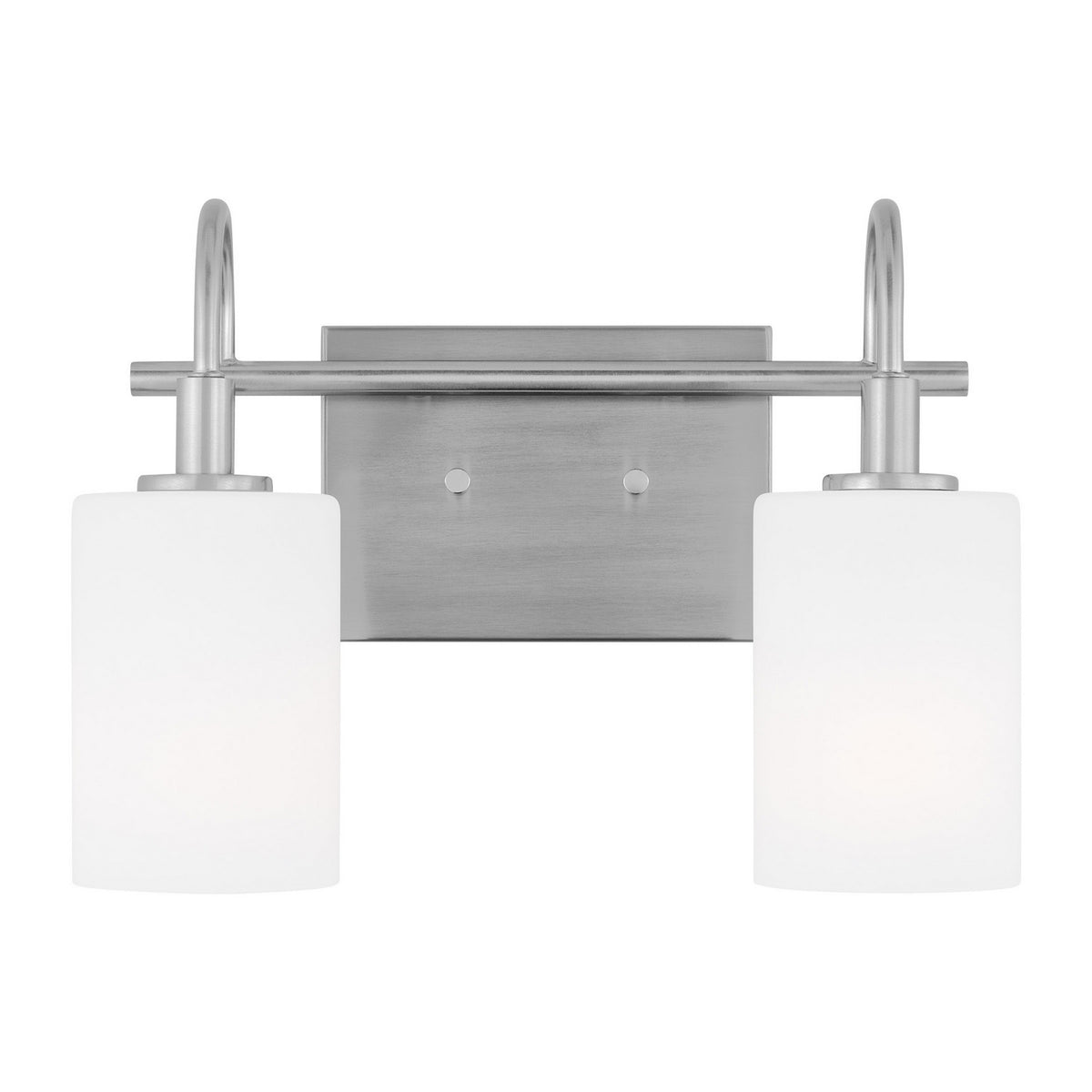 Visual Comfort Studio Canada - 4457102-962 - Two Light Bath Vanity - Oak Moore - Brushed Nickel
