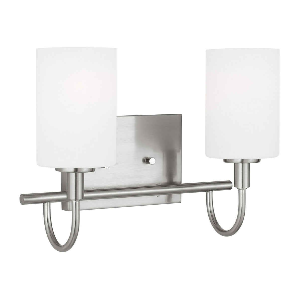 Visual Comfort Studio Canada - 4457102-962 - Two Light Bath Vanity - Oak Moore - Brushed Nickel