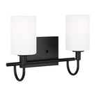 Visual Comfort Studio Canada - 4457102EN3-112 - LED Bath Wall Sconce - Oak Moore - Midnight Black