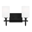 Visual Comfort Studio Canada - 4457102EN3-112 - LED Bath Wall Sconce - Oak Moore - Midnight Black