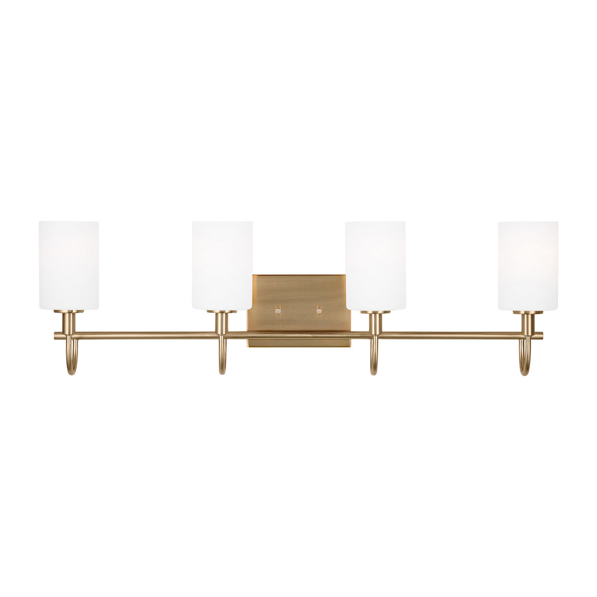 Visual Comfort Studio Canada - 4457104-848 - Four Light Bath Vanity - Oak Moore - Satin Brass