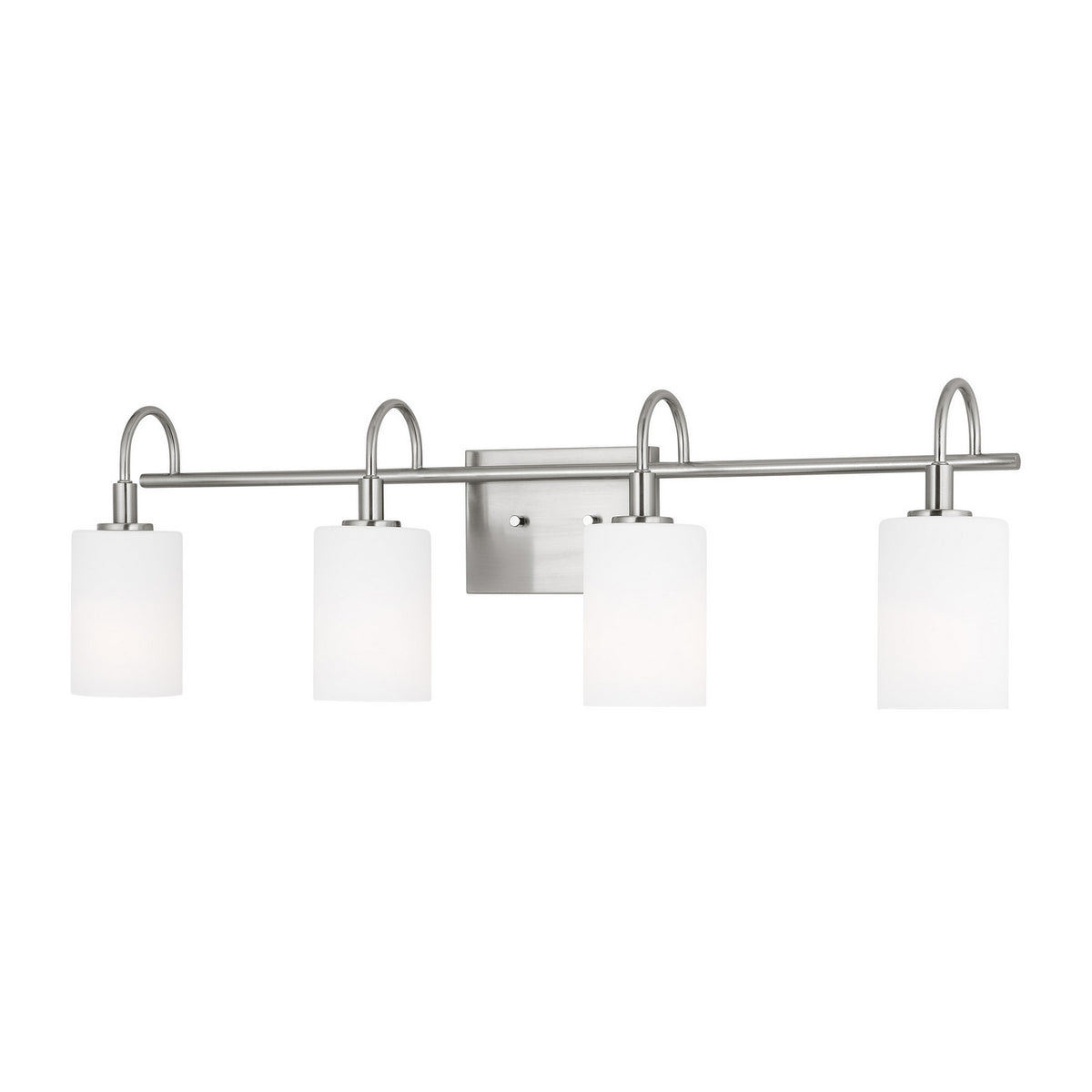 Visual Comfort Studio Canada - 4457104-962 - Four Light Bath Vanity - Oak Moore - Brushed Nickel