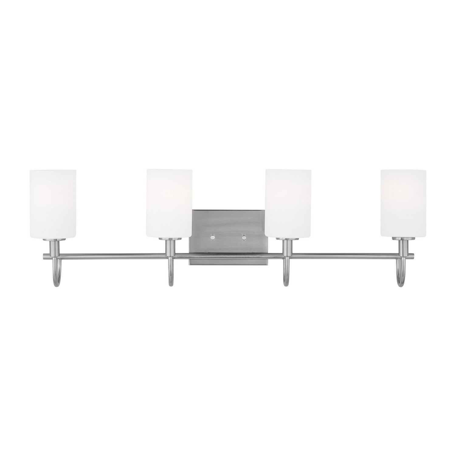 Visual Comfort Studio Canada - 4457104-962 - Four Light Bath Vanity - Oak Moore - Brushed Nickel