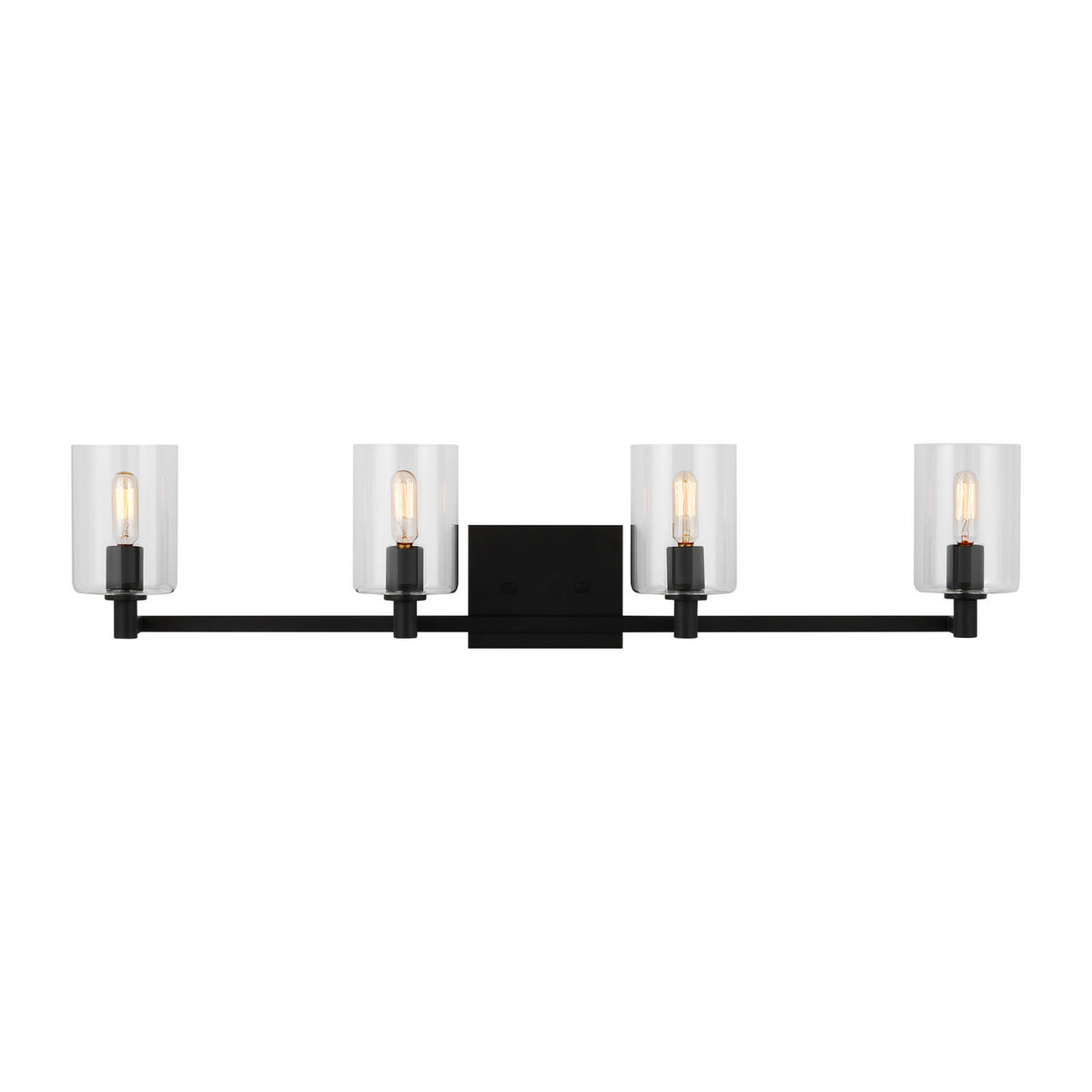 Visual Comfort Studio Canada - 4464204-112 - Four Light Bath Vanity - Fullton - Midnight Black