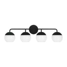 Visual Comfort Studio Canada - 4468104-112 - Four Light Bath Vanity - Alvin - Midnight Black