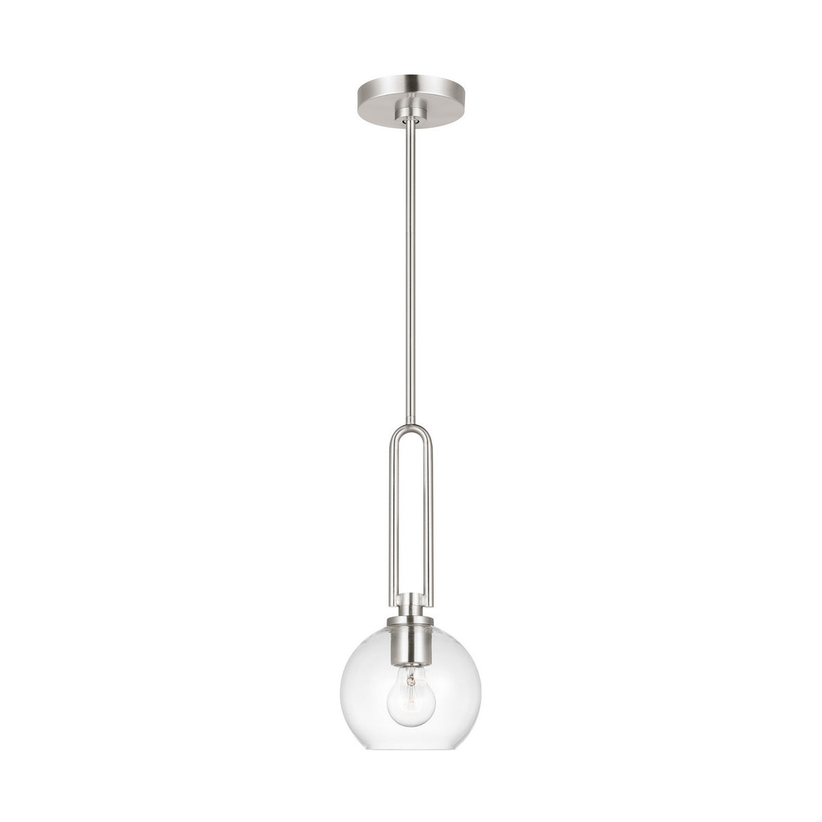 Visual Comfort Studio Canada - 6155701-962 - One Light Pendant - Codyn - Brushed Nickel