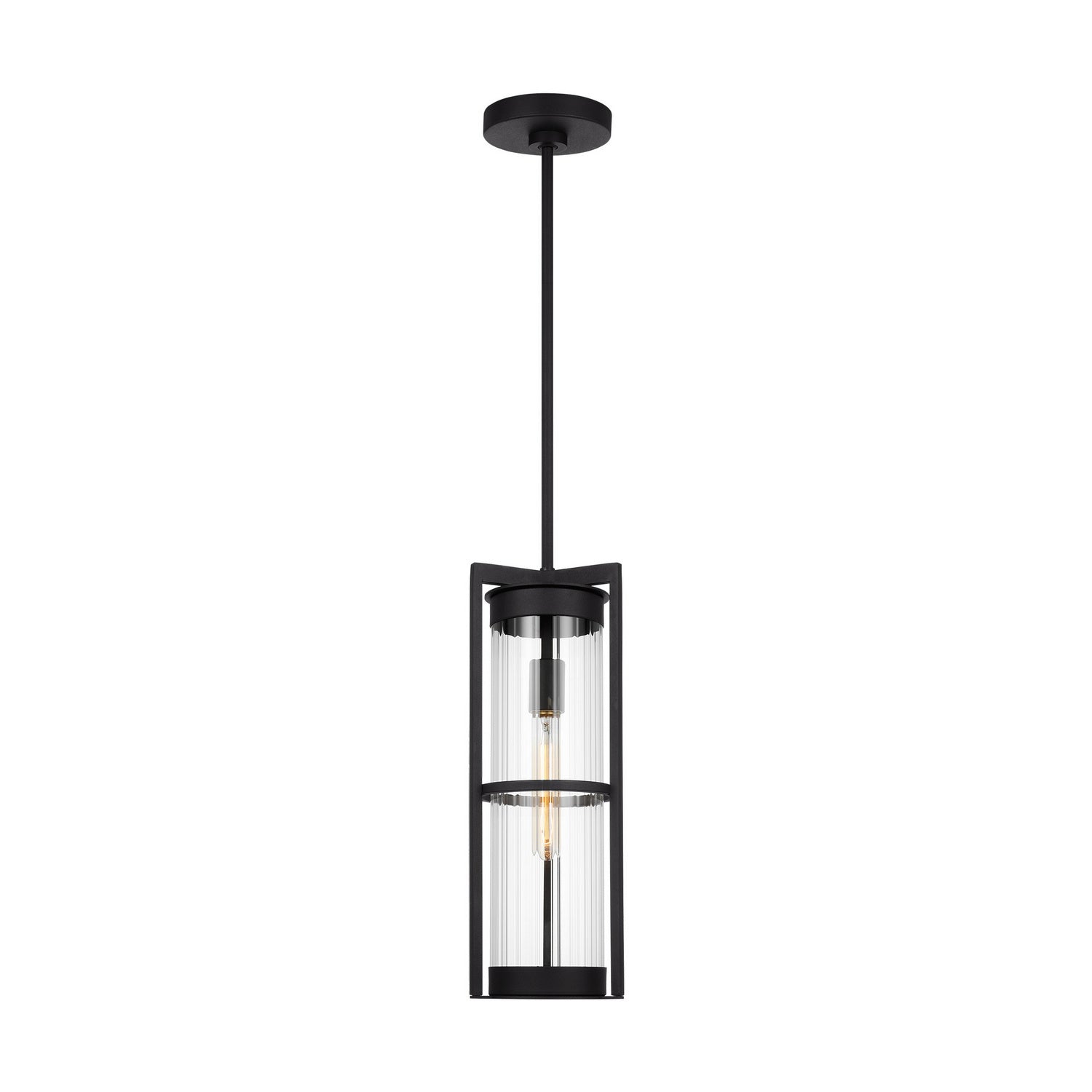 Visual Comfort Studio Canada - 6226701-12 - One Light Outdoor Pendant - Alcona - Black