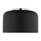 Visual Comfort Studio Canada - 7505401-112 - One Light Flush Mount - Malone - Midnight Black