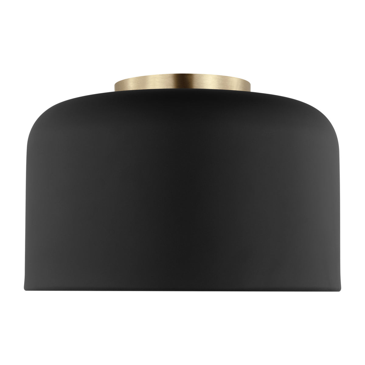 Visual Comfort Studio Canada - 7505401-112 - One Light Flush Mount - Malone - Midnight Black