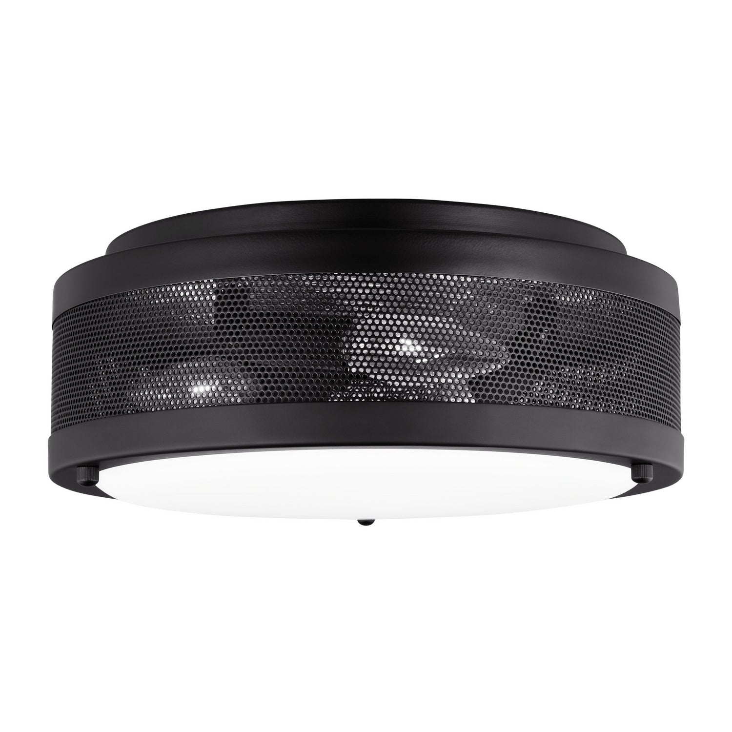 Visual Comfort Studio Canada - 7532003-112 - Three Light Flush Mount - Vander - Midnight Black