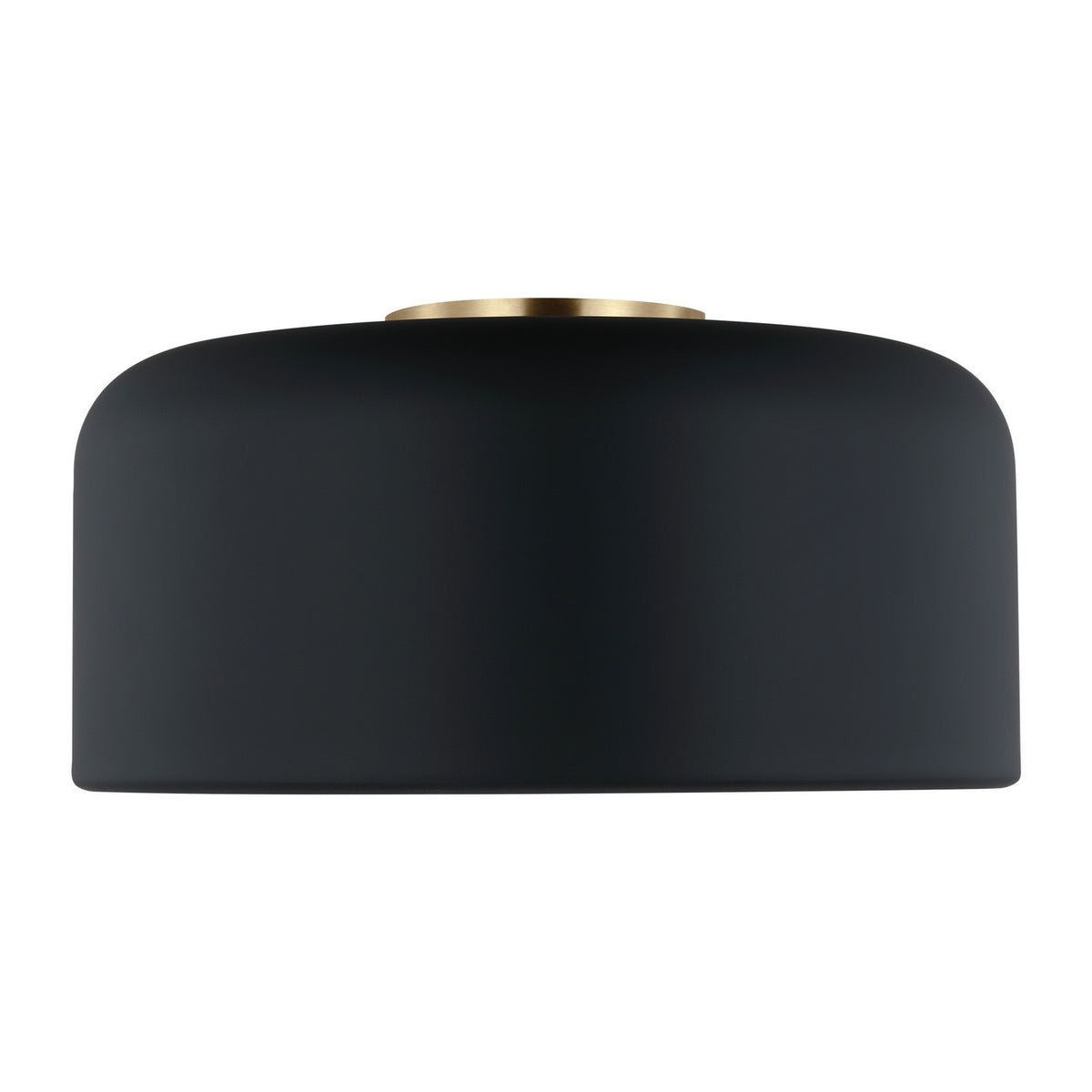 Visual Comfort Studio Canada - 7605401-112 - One Light Flush Mount - Malone - Midnight Black