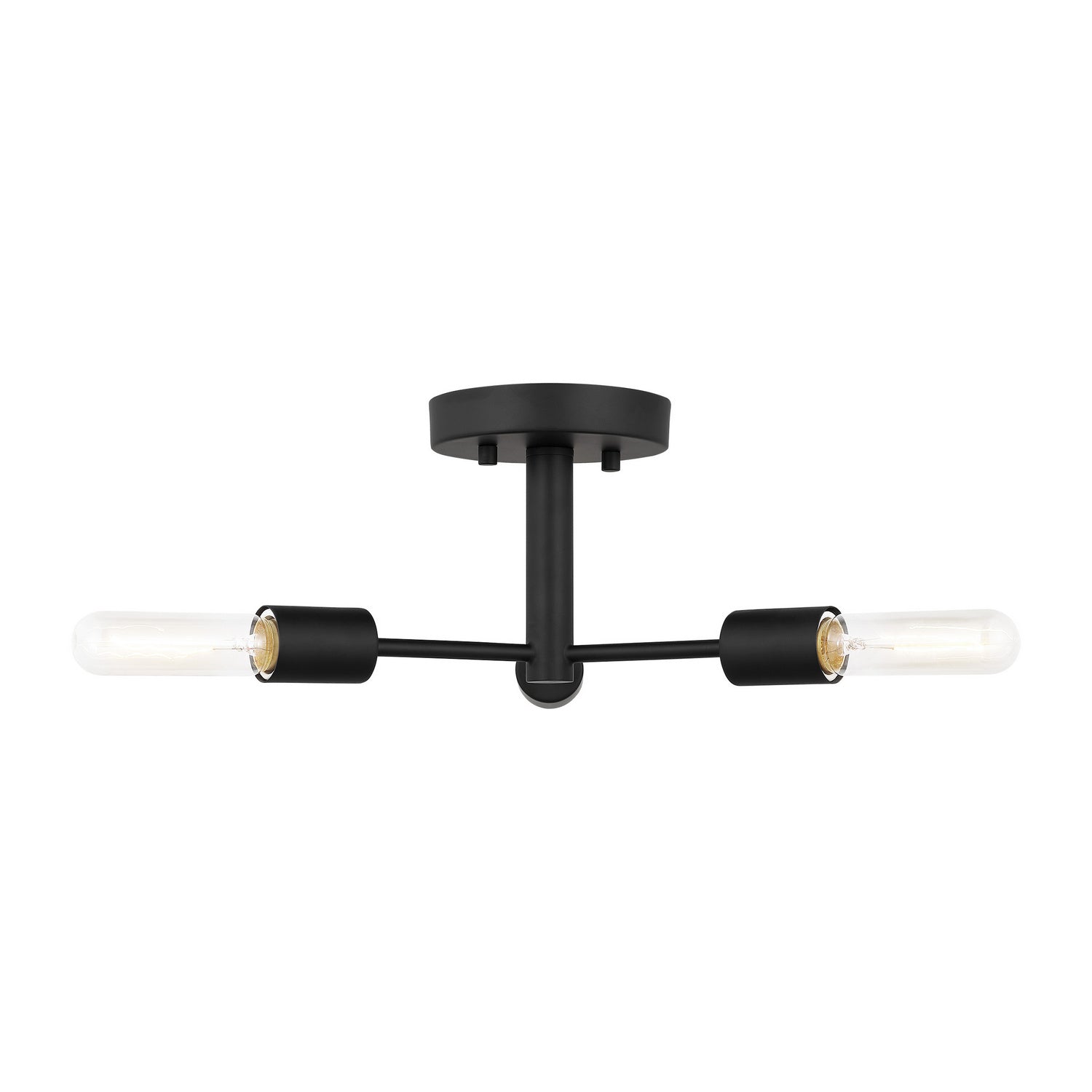 Visual Comfort Studio Canada - 7700503-112 - Three Light Semi-Flush Mount - Axis - Midnight Black