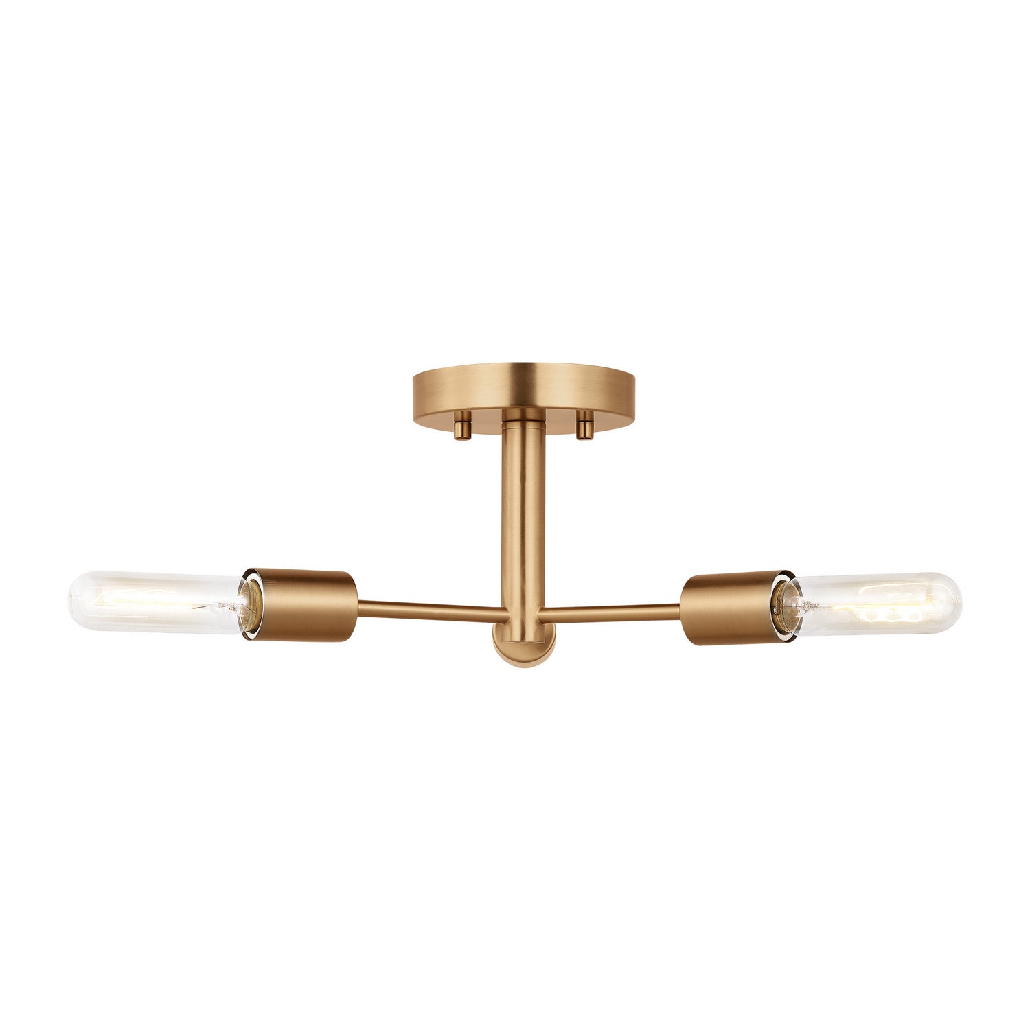 Visual Comfort Studio Canada - 7700503-848 - Three Light Semi-Flush Mount - Axis - Satin Brass