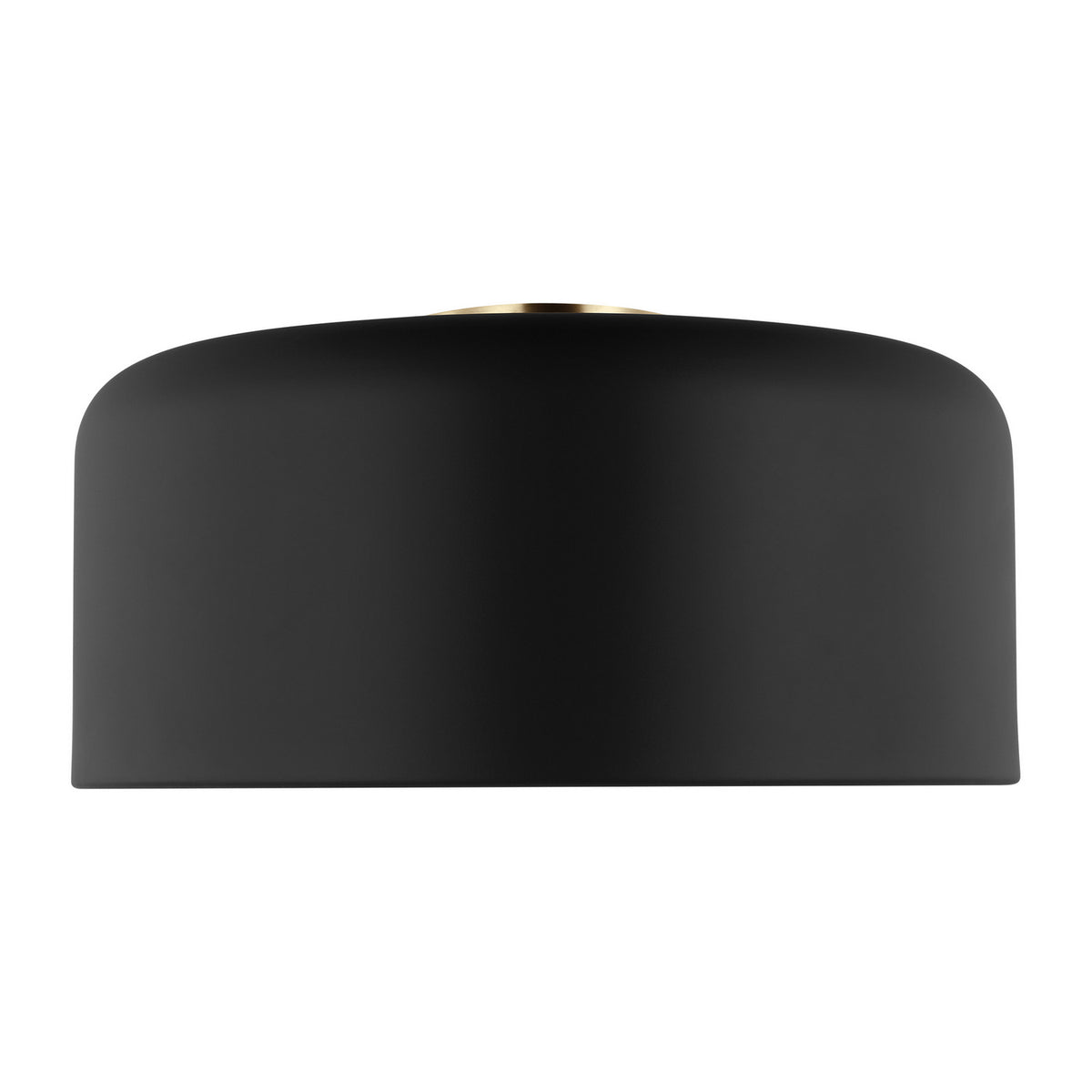 Visual Comfort Studio Canada - 7705401-112 - One Light Flush Mount - Malone - Midnight Black